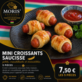 Mini croissants saucisse – 5 pièces 🌭🇲🇺