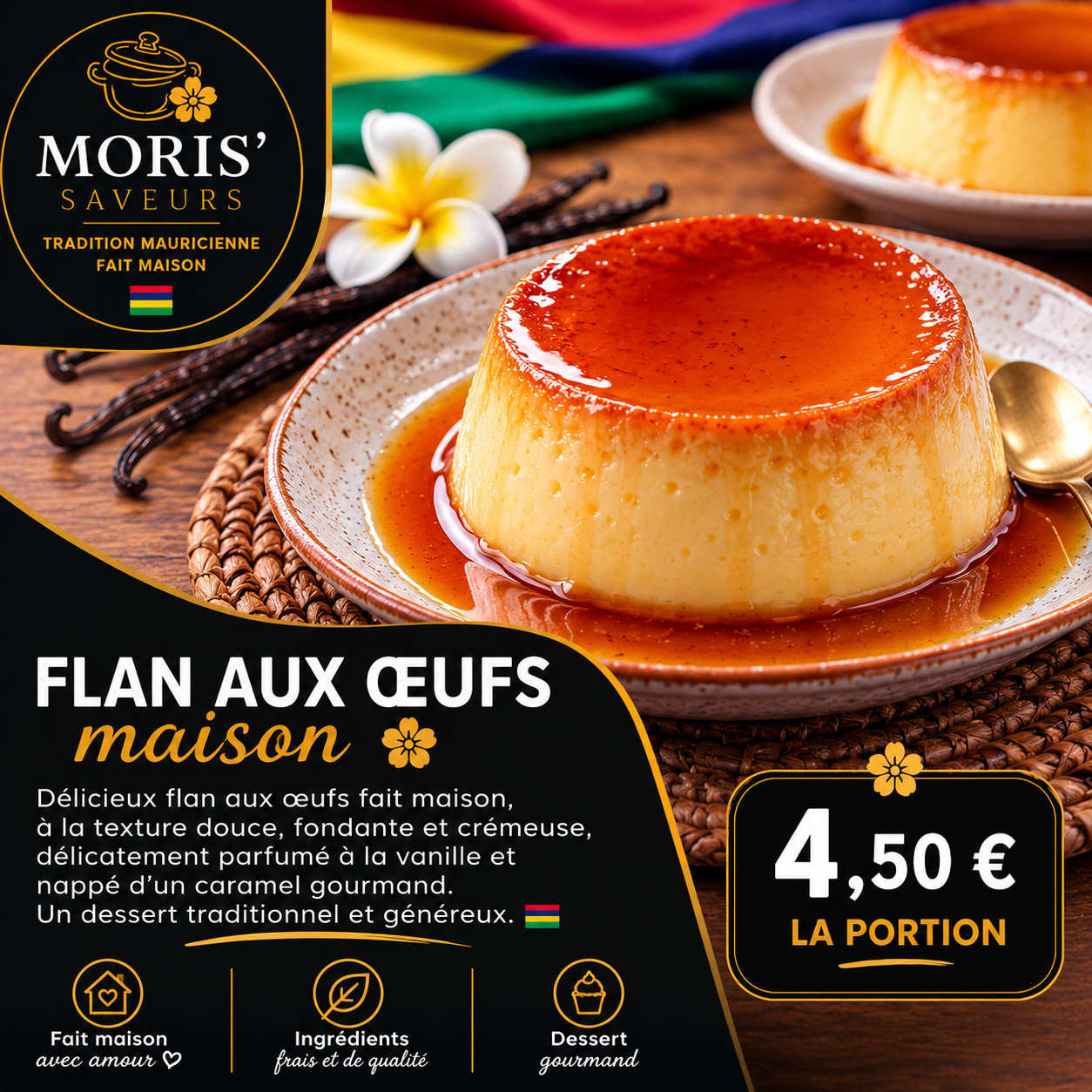 Flan aux œufs maison 🍮🇲🇺