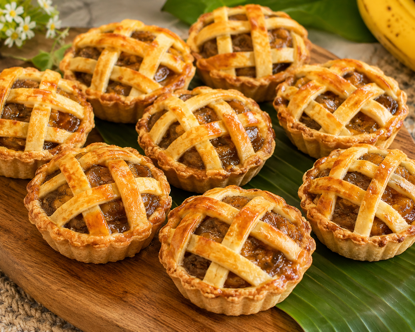 Tartelette à la banane